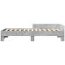 Estructura de cama madera de ingeniería gris hormigón 90x190 cm