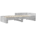 Estructura de cama madera de ingeniería gris hormigón 75x190 cm