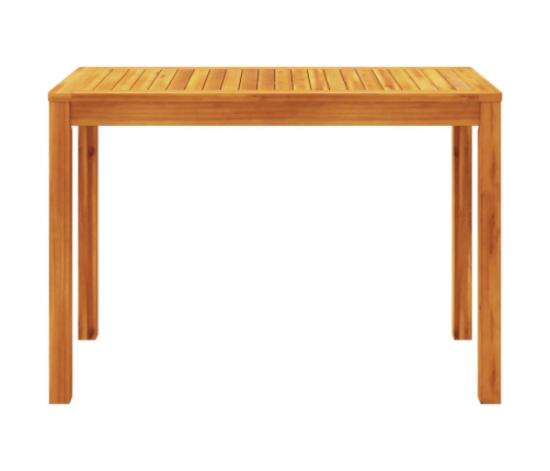 Juego de comedor de jardín 3 piezas madera maciza de acacia