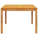 Juego de comedor de jardín 5 piezas madera maciza de acacia