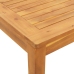 Juego de comedor de jardín 5 piezas madera maciza de acacia