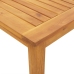 Juego de comedor de jardín 5 piezas madera maciza de acacia
