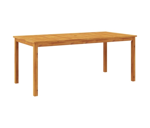 Juego de comedor de jardín 9 piezas madera maciza de acacia