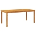 Juego de comedor de jardín 9 piezas madera maciza de acacia