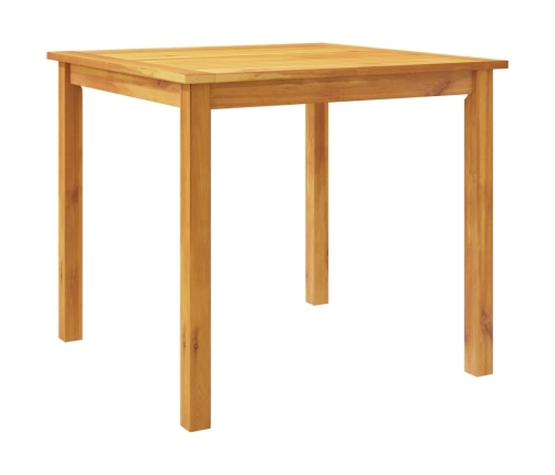 Juego de comedor de jardín 5 piezas madera maciza de acacia