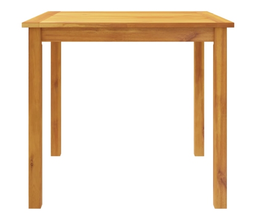 Juego de comedor de jardín 5 piezas madera maciza de acacia