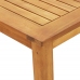 Juego de comedor de jardín 5 piezas madera maciza de acacia