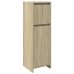 Armario de baño madera contrachapada color roble 30x30x95 cm