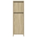 Armario de baño madera contrachapada color roble 30x30x95 cm