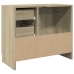 Armario para lavabo madera contrachapada color roble 63x30x54cm