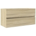 Armario lavabo madera contrachapada roble Sonoma 90x38,5x45 cm