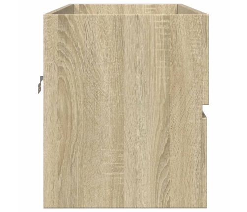 Armario lavabo madera contrachapada roble Sonoma 90x38,5x45 cm