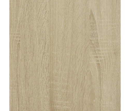 Armario de baño madera contrachapada roble Sonoma 30x30x190 cm