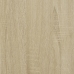 Armario de baño madera contrachapada roble Sonoma 30x30x190 cm