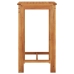 Mesa y taburetes de jardín 5 pzas madera acacia ratán PE gris
