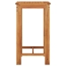 Mesa y taburetes de jardín 5 pzas madera acacia ratán PE marrón