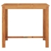Mesa y taburetes de jardín 5 pzas madera acacia ratán PE negro