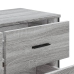 Cajonera de madera de ingeniería gris Sonoma 91x35,5x74,5 cm