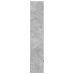 Estantería de madera de ingeniería gris hormigón 70x36x189 cm
