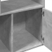 Estantería de madera de ingeniería gris hormigón 70x36x189 cm