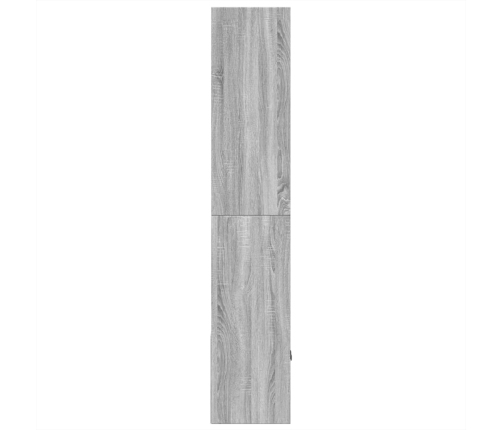 Estantería madera de ingeniería gris Sonoma 70x36x189 cm