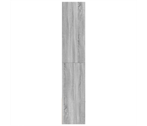 Estantería madera de ingeniería gris Sonoma 100x36x189 cm