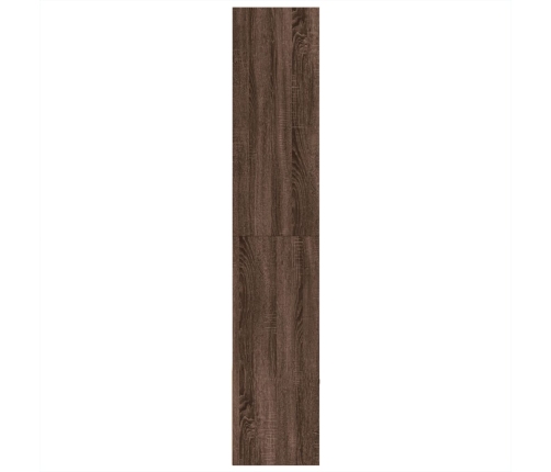 vidaXL Estantería de madera de ingeniería marrón roble 100x36x189 cm