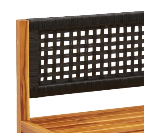 Set de sofás de jardín con cojines 6 pzas madera maciza acacia