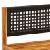 Set de sofás de jardín con cojines 6 pzas madera maciza acacia