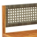 Set de sofás de jardín con cojines 6 pzas madera maciza acacia