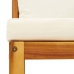 Set de sofás de jardín con cojines 6 pzas madera maciza acacia