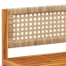 Set de sofás de jardín con cojines 6 pzas madera maciza acacia