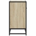 Mesita de noche roble sonoma 60x31x60 cm madera contrachapada