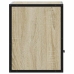 Mesitas de noche de pared 2 unidades roble Sonoma 40x31x39,5 cm