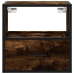 Mesitas de noche pared 2 uds color roble ahumado 40x31x39,5 cm