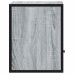 Mesitas de noche de pared 2 unidades gris sonoma 40x31x39,5 cm