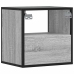 Mesitas de noche de pared 2 unidades gris sonoma 40x31x39,5 cm