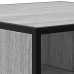 Mesa de centro madera y metal gris Sonoma 60,5x60,5x30 cm