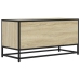 Mueble TV metal y madera ingeniería roble Sonoma 80x34,5x40 cm