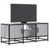 Mueble TV metal y madera ingeniería gris Sonoma 100x35x41 cm