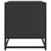 Mueble de TV madera de ingeniería y metal negro 61x40x46 cm