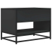 Mueble de TV madera de ingeniería y metal negro 61x40x46 cm