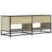 Mueble TV metal y madera ingeniería roble Sonoma 120,5x40x46 cm