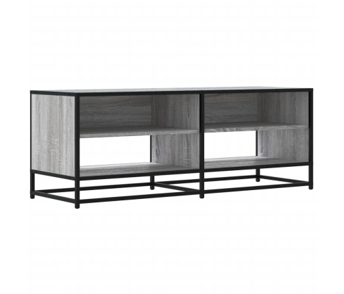 Mueble TV metal y madera ingeniería gris Sonoma 120,5x40x46 cm