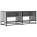 Mueble TV metal y madera ingeniería gris Sonoma 120,5x40x46 cm