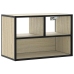 Mueble TV madera ingeniería y metal roble Sonoma 60x31x39,5 cm