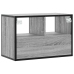 Mueble de TV madera y metal roble ahumado 60x31x39,5 cm