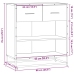 Aparador madera ingeniería roble Sonoma 68x35x76 cm