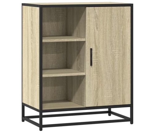 Aparador de madera contrachapada roble sonoma 62x35x76 cm