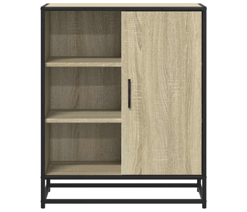 Aparador de madera contrachapada roble sonoma 62x35x76 cm